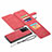 Leather Case Stands Flip Cover N03 Holder for Samsung Galaxy Note 20 Ultra 5G Red