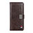 Leather Case Stands Flip Cover N07 Holder for Huawei P40 Pro+ Plus Brown