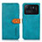 Leather Case Stands Flip Cover N07P Holder for Xiaomi Mi 11 Ultra 5G Cyan