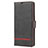 Leather Case Stands Flip Cover N11 Holder for Samsung Galaxy Note 20 5G Black