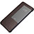 Leather Case Stands Flip Cover P01 Holder for Huawei Mate 20 Pro Brown