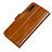 Leather Case Stands Flip Cover P01 Holder for Huawei P20 Orange