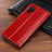 Leather Case Stands Flip Cover P01 Holder for Samsung Galaxy Note 10 Plus 5G Red