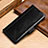 Leather Case Stands Flip Cover P01 Holder for Samsung Galaxy S10e Black