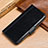 Leather Case Stands Flip Cover P01 Holder for Samsung Galaxy S9 Black