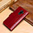 Leather Case Stands Flip Cover P01 Holder for Samsung Galaxy S9 Plus Red