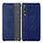 Leather Case Stands Flip Cover P02 Holder for Huawei P20 Pro Blue