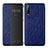Leather Case Stands Flip Cover P02 Holder for Huawei P30 Blue