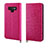 Leather Case Stands Flip Cover P04 Holder for Samsung Galaxy Note 9 Hot Pink