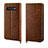 Leather Case Stands Flip Cover P04 Holder for Samsung Galaxy S10