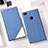 Leather Case Stands Flip Cover R01 for Huawei P8 Lite (2017) Blue