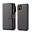 Leather Case Stands Flip Cover T01 Holder for Apple iPhone 11 Black