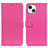 Leather Case Stands Flip Cover T01 Holder for Apple iPhone 13 Mini Hot Pink