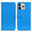 Leather Case Stands Flip Cover T01 Holder for Apple iPhone 14 Pro Blue