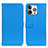 Leather Case Stands Flip Cover T01 Holder for Apple iPhone 14 Pro Max Blue