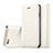 Leather Case Stands Flip Cover T01 Holder for Apple iPhone 6S Plus White