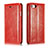 Leather Case Stands Flip Cover T01 Holder for Apple iPhone 7 Red