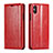 Leather Case Stands Flip Cover T01 Holder for Apple iPhone X Red