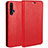 Leather Case Stands Flip Cover T01 Holder for Huawei Honor 20 Red