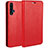 Leather Case Stands Flip Cover T01 Holder for Huawei Honor 20S Red