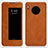 Leather Case Stands Flip Cover T01 Holder for Huawei Mate 30 Pro 5G Orange