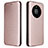 Leather Case Stands Flip Cover T01 Holder for Huawei Mate 40 Rose Gold