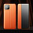 Leather Case Stands Flip Cover T01 Holder for Huawei Nova 8 SE 5G Orange