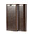 Leather Case Stands Flip Cover T01 Holder for Huawei P20 Pro Brown