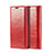 Leather Case Stands Flip Cover T01 Holder for Huawei P20 Pro Red