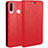 Leather Case Stands Flip Cover T01 Holder for Huawei P30 Lite Red