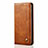 Leather Case Stands Flip Cover T01 Holder for Oppo A72 Orange