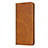 Leather Case Stands Flip Cover T01 Holder for Oppo Find X2 Pro Orange