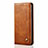Leather Case Stands Flip Cover T01 Holder for Oppo K7 5G Orange