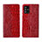 Leather Case Stands Flip Cover T01 Holder for Samsung Galaxy A51 5G Red