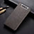 Leather Case Stands Flip Cover T01 Holder for Samsung Galaxy A90 4G Gray