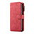 Leather Case Stands Flip Cover T01 Holder for Samsung Galaxy Note 10 Plus 5G Red