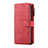 Leather Case Stands Flip Cover T01 Holder for Samsung Galaxy Note 10 Plus Red