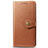 Leather Case Stands Flip Cover T01 Holder for Samsung Galaxy S20 Orange