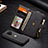 Leather Case Stands Flip Cover T01 Holder for Samsung Galaxy S9 Black