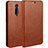 Leather Case Stands Flip Cover T01 Holder for Xiaomi Mi 9T Orange