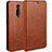 Leather Case Stands Flip Cover T01 Holder for Xiaomi Mi 9T Pro Orange