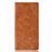 Leather Case Stands Flip Cover T01 Holder for Xiaomi Redmi 9i Orange