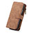 Leather Case Stands Flip Cover T02 Holder for Apple iPhone XR Orange