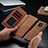 Leather Case Stands Flip Cover T02 Holder for Huawei Mate 20 Pro Brown