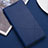 Leather Case Stands Flip Cover T02 Holder for Huawei Nova 5 Pro Blue