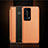 Leather Case Stands Flip Cover T02 Holder for Huawei P40 Pro+ Plus Orange