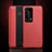 Leather Case Stands Flip Cover T02 Holder for Huawei P40 Pro+ Plus Red