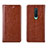 Leather Case Stands Flip Cover T02 Holder for OnePlus 8 Orange