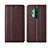 Leather Case Stands Flip Cover T02 Holder for OnePlus 8 Pro