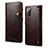 Leather Case Stands Flip Cover T02 Holder for Samsung Galaxy Note 20 5G Red Wine